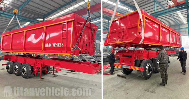 3 Axle Dump Semi Trailer for Sale in Guatemala