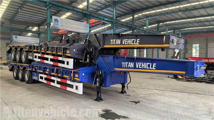 Tri Axle 80 Ton Low Bed Truck for Sale In Congo