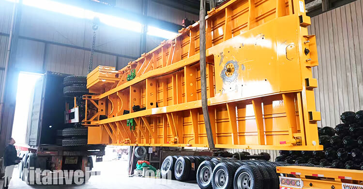 2 Axle Semi Flatbed Trailer for Sale in Zambia