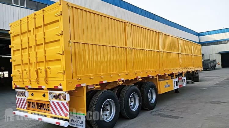 Tri Axle Dropside Trailer for Sale in Zambia