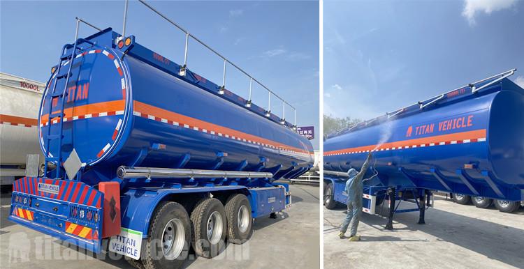 40000 Liters Petrol Tanker Trailer for Sale in Ivory Coast