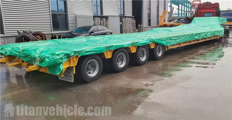 4 Line 8 Axle Low Bed Trailer for Sale In Cameroon