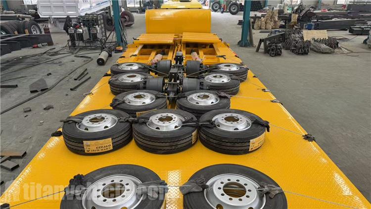 4 Line 8 Axle Low Bed Trailer for Sale In Cameroon