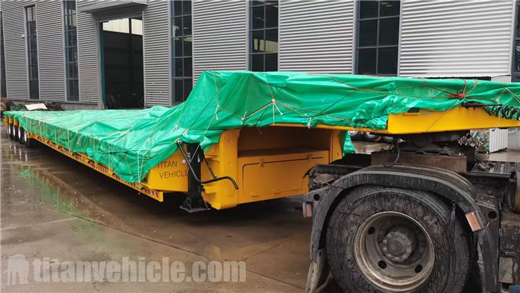 4 Line 8 Axle Low Bed Trailer for Sale In Cameroon
