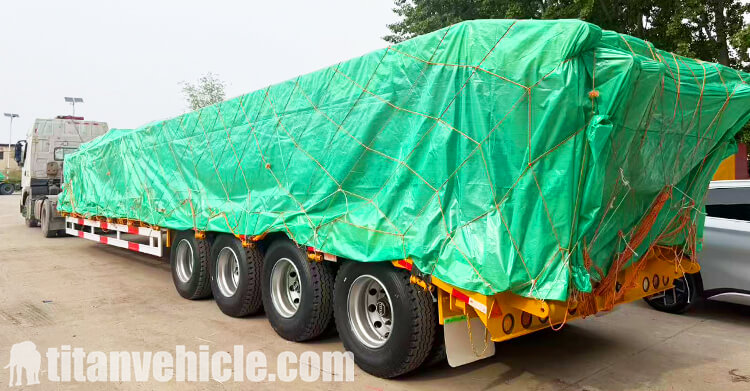 4 Axle 100 ton Low Loader for Sale in Ghana