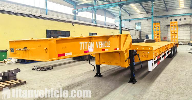 4 Axle 100 ton Low Loader for Sale in Ghana