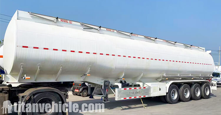 4 Axle 6 Compartments Fuel Tanker Trailer for Sale in Congo