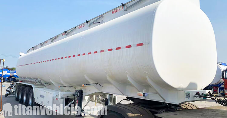 4 Axle 6 Compartments Fuel Tanker Trailer for Sale in Congo