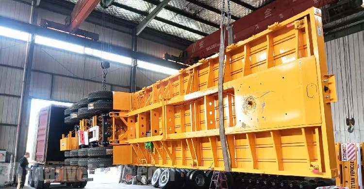 4 Axle Truck Flatbed Trailer for Sale in Tanzania