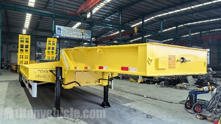 3 Axle Semi Low Bed Trailer for Sale in Senegal