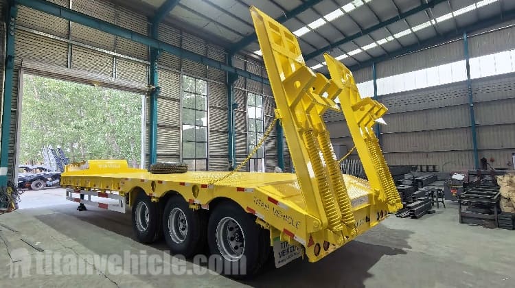 3 Axle Semi Low Bed Trailer for Sale in Senegal