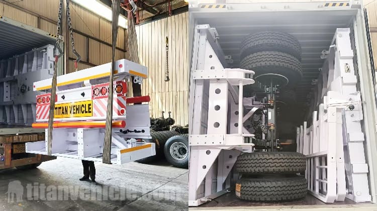 Tri Axle Flat Deck Trailer for Sale in Peru