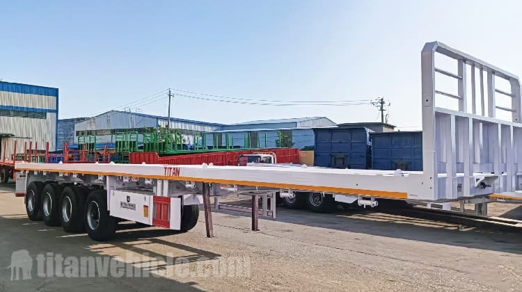 Tri Axle Flat Deck Trailer for Sale in Peru
