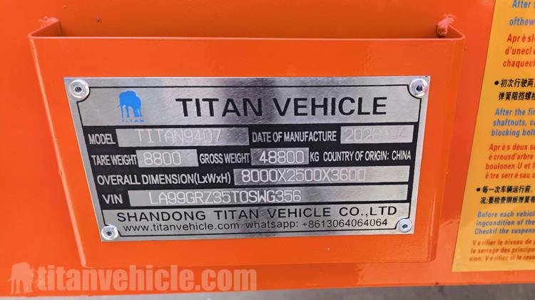 3 Axle Tipper Semi Trailer for Sale in Guatemala