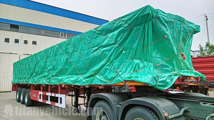 Extendable Flatbed Trailer with Stanchion for Sale in Guyana