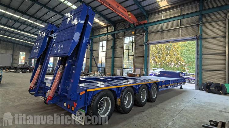4 Axle 100 Ton Low Loader Trailer Price for Sale In Nigeria Lagos