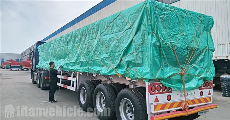 Tri Axle 40 foot Flatbed Trailer for Sale In Guyana