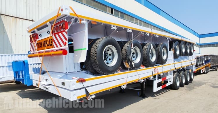4 Axle Truck Flatbed Trailer for Sale in Sierra Leone
