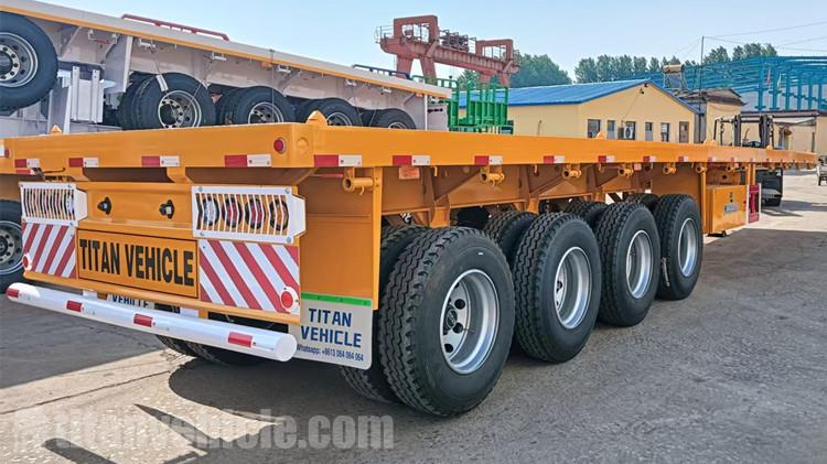 12 Units of 4 Axle Flatbed Trailers for Sale in Ivory Coast