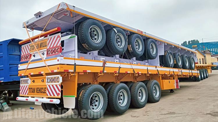 12 Units of 4 Axle Flatbed Trailers for Sale in Ivory Coast