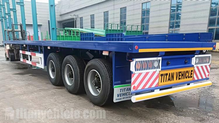 Tri Axle Flatbed Semi Trailer for Sale in Philippines