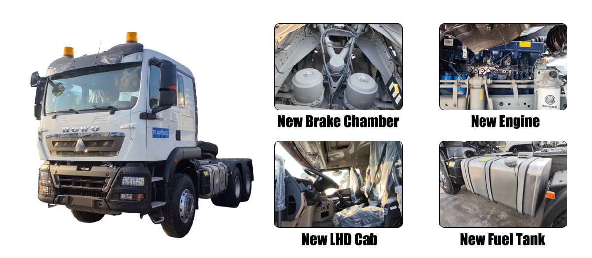 Ready to Ship Used Howo TX Tractor Truck at Promotional FOB Price 16000USD