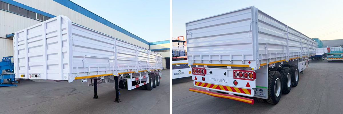 No.: 55/2025/8/29 - 3 Axle Side Wall Semi Trailer FOB Price: 11500 USD