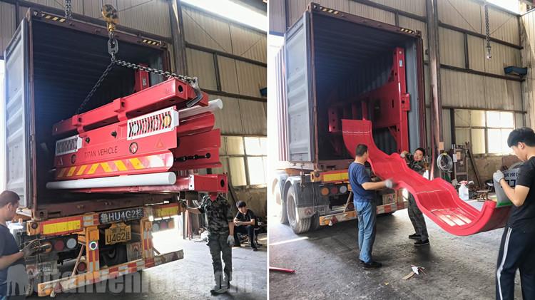 40 Foot Tri Axle Chassis Trailer for Sale in Congo