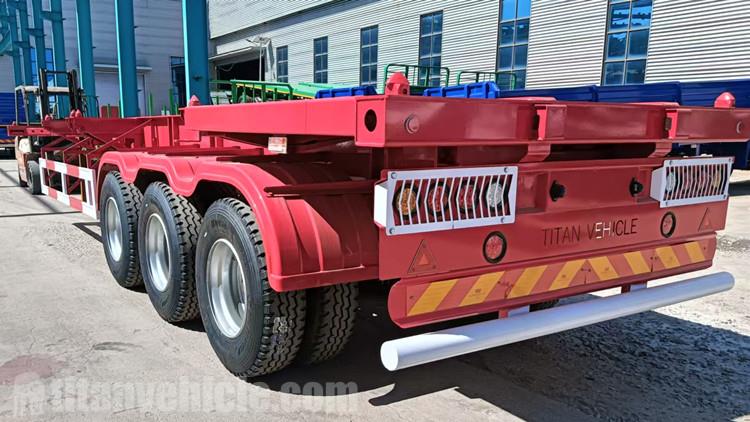 40 Foot Tri Axle Chassis Trailer for Sale in Congo