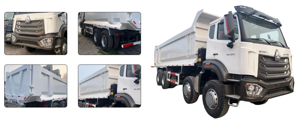One Unit Only! Used Howo NX 8x4 Dump Truck Special Export Offer FOB Price 27400 USD