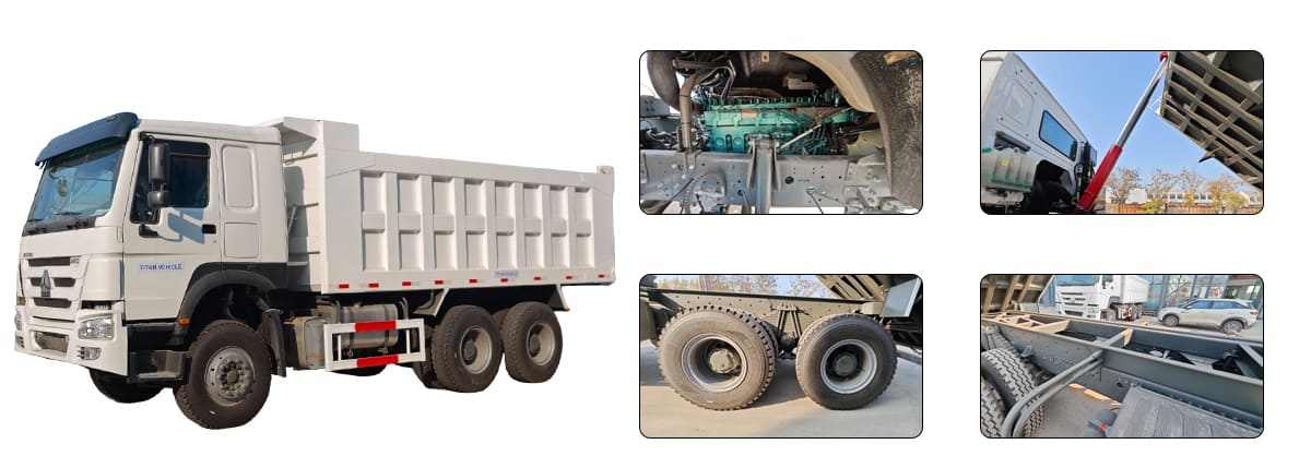 Hot Sale! Refurbished Howo 6x4 Dump Truck in Stock Now FOB: 19200 USD