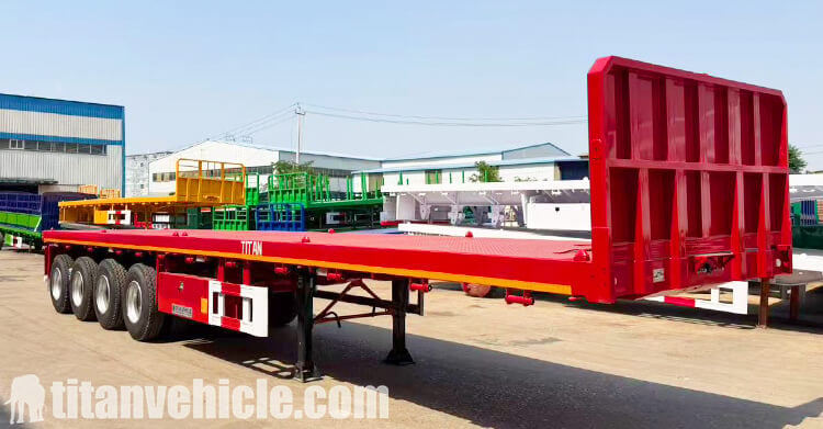 4 Axle Semi Truck Flatbed Trailer for Sale in Guyana