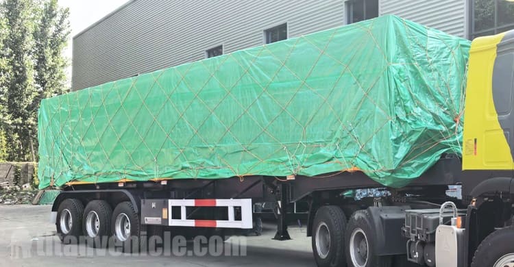 Tri Axle Tractor Tipper Trailer for Sale in Congo