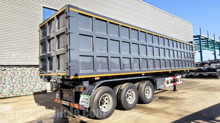 Tri Axle Tractor Tipper Trailer for Sale in Congo