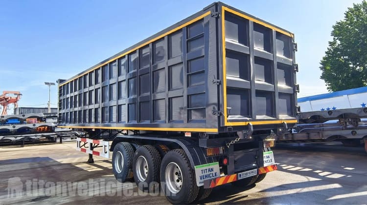 Tri Axle Tractor Tipper Trailer for Sale in Congo