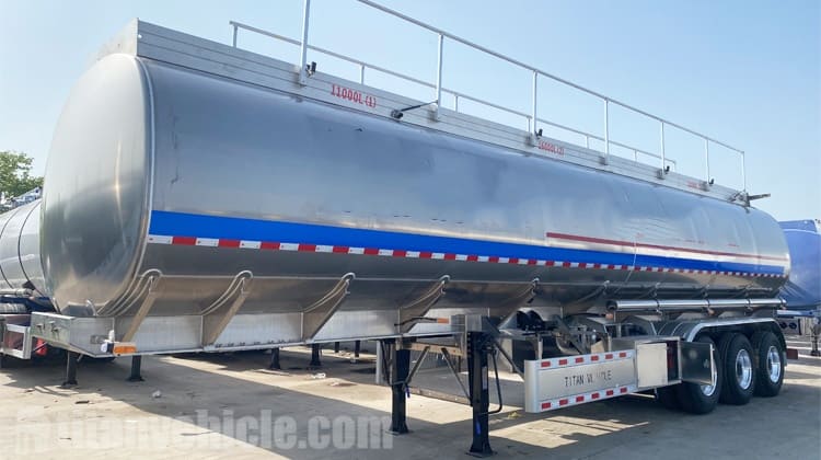 47000 Liters Aluminum Tanker Trailers for Sale in Costa Rica