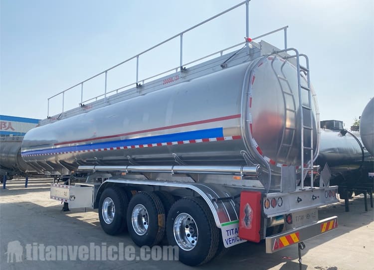 47000 Liters Aluminum Tanker Trailers for Sale in Costa Rica