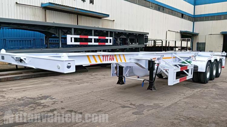 40 Ft Tri Axle Skeletal Trailer for Sale in Guam