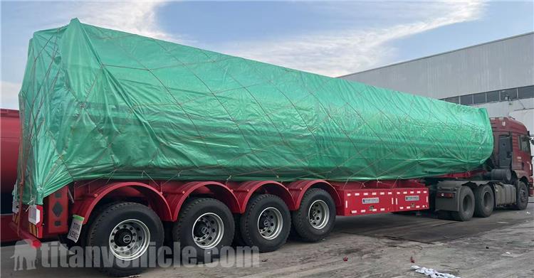 4 Axle Oil Tanker Trailer with 9 Compartment for Sale Zambia
