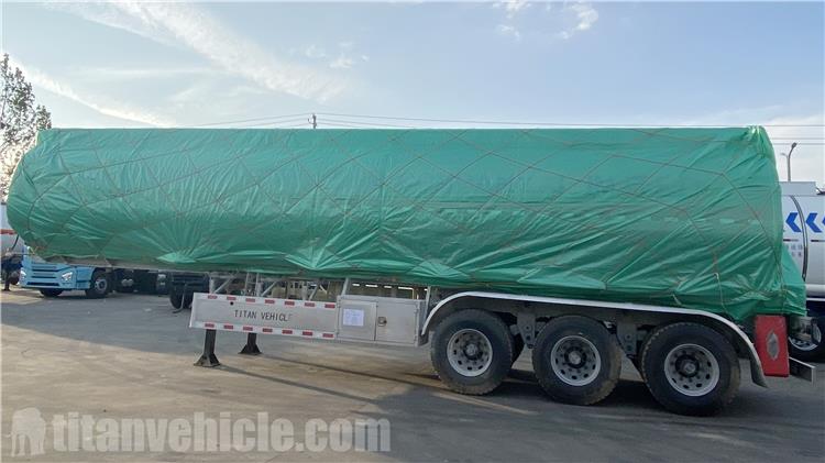 3 Axle Aluminum Tanker Trailer for Sale In Tanzania