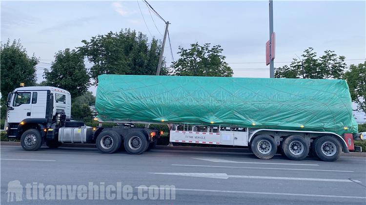 3 Axle Aluminum Tanker Trailer for Sale In Tanzania