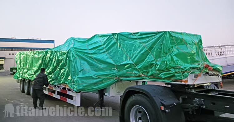 3 Axle Lowbed Trailer Truck for Sale in Sierra Leone