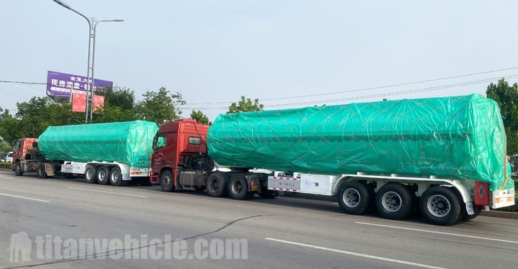 45000 Liters Fuel Tanker Semi Trailer for Sale in United Arab Emirates