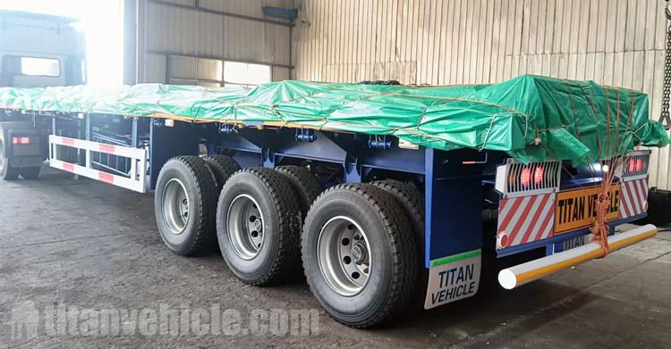 3 Axle Fence Side Semi Trailer for Sale in Port of Tanga, Tanzania