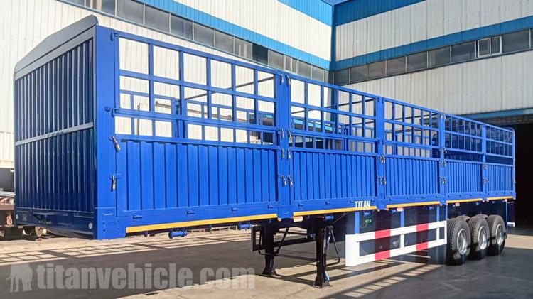 3 Axle Fence Side Semi Trailer for Sale in Port of Tanga, Tanzania
