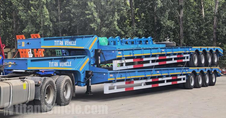 4 Axle 16M Semi Low Bed Trailer will be Exported to Zimbabwe