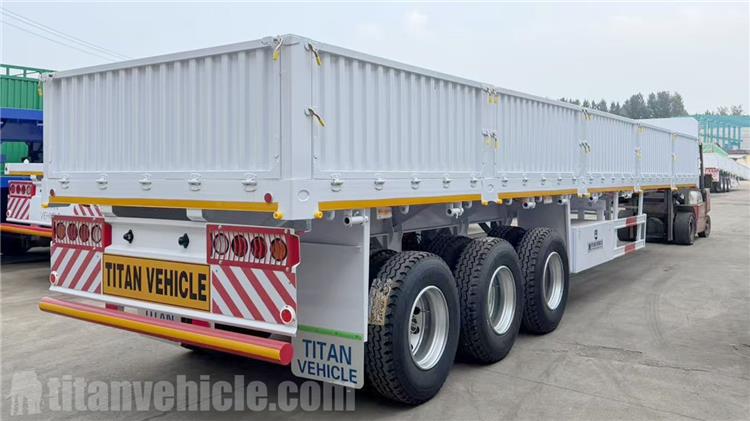 Tri Axle 60 Ton Drop Side Trailer for Sale In Zimbabwe