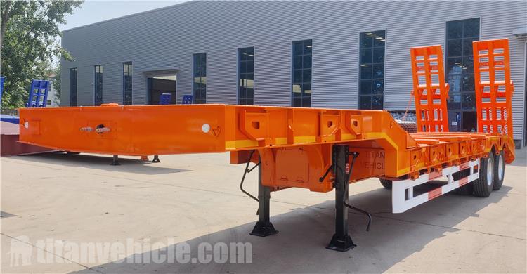 2 Axle Equal Width Gooseneck Low Bed Trailer For Sale In Tanzania