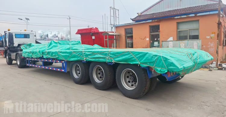 3 Axle 40Ft Low Bed Trailer for Sale in Mali