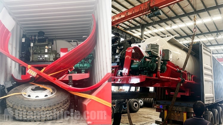 25 CBM Pneumatic Dry Bulk Trailer for Sale in UAE